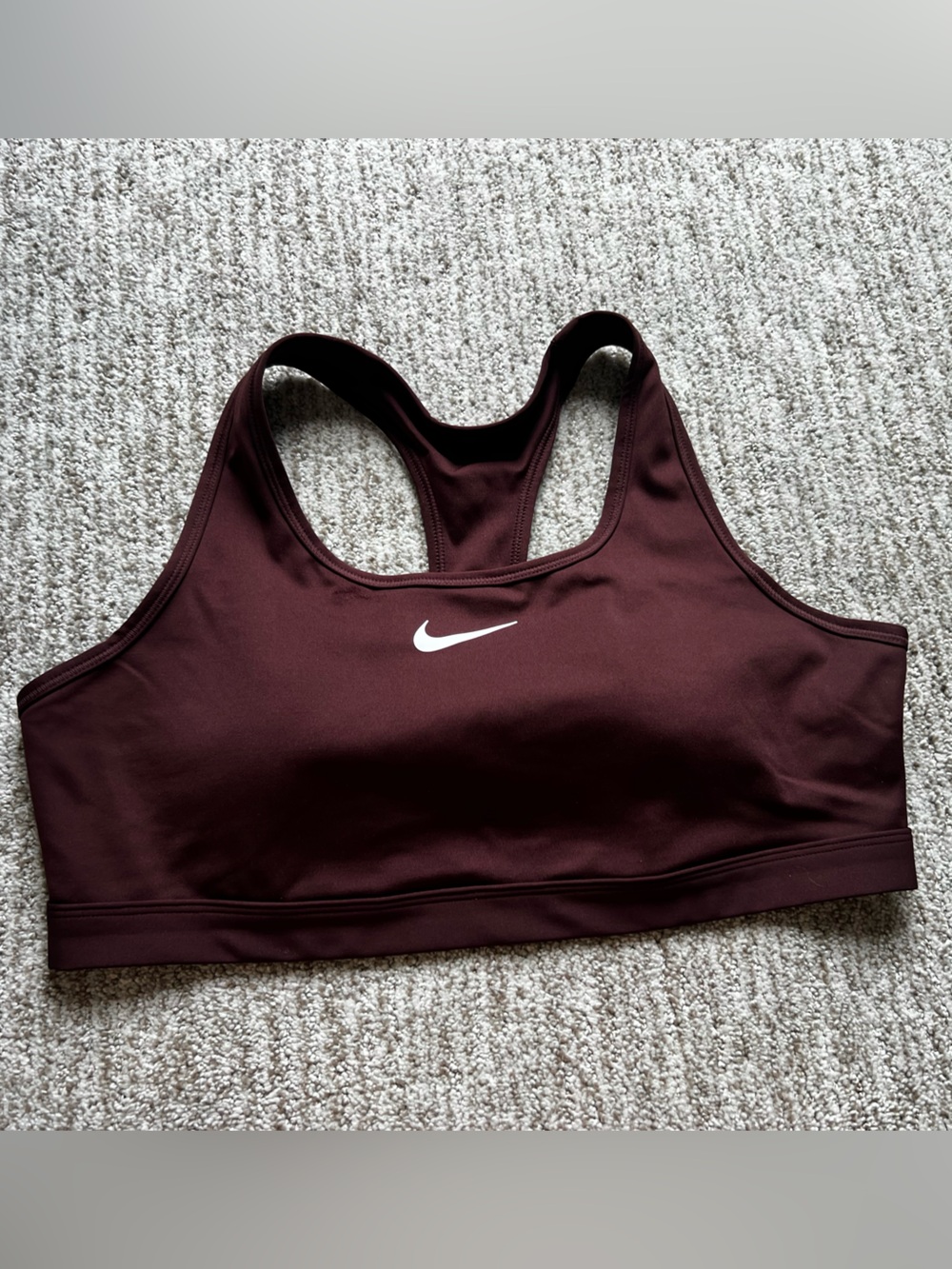 Nike Women's Brown Racerback Sports Bra